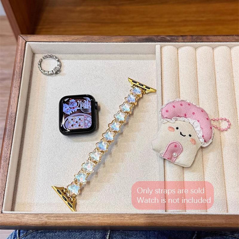 Elasticity Butterfly Diamond Band For iWatch Ultra 10 9 8 42mm 45 46mm 49mm Woman Bracelet Strap For Apple Watch 7 6 5 4 40mm 41