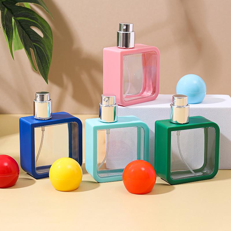 40Ml  Portable Spray Bottle Diy Transparent Liquid Sprayer Simple Unisex Perfume Bottle