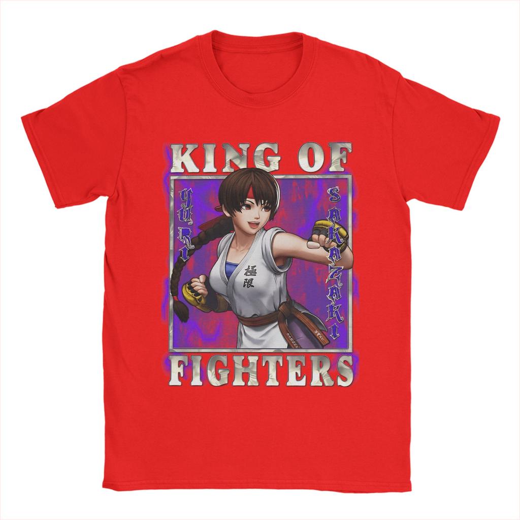 Oversized T-Shirt Summer King of Fighters XV Wild Flying Swallow Yuri Sakazaki T-Shirts Tee Shirt for Unisex Short Sleeve Tops