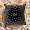 D-Death Row Records Cushion Cover Linen Organic Fabric Double-Sided Printing Breathable Pillow Case Sofa Home Decor Gift
