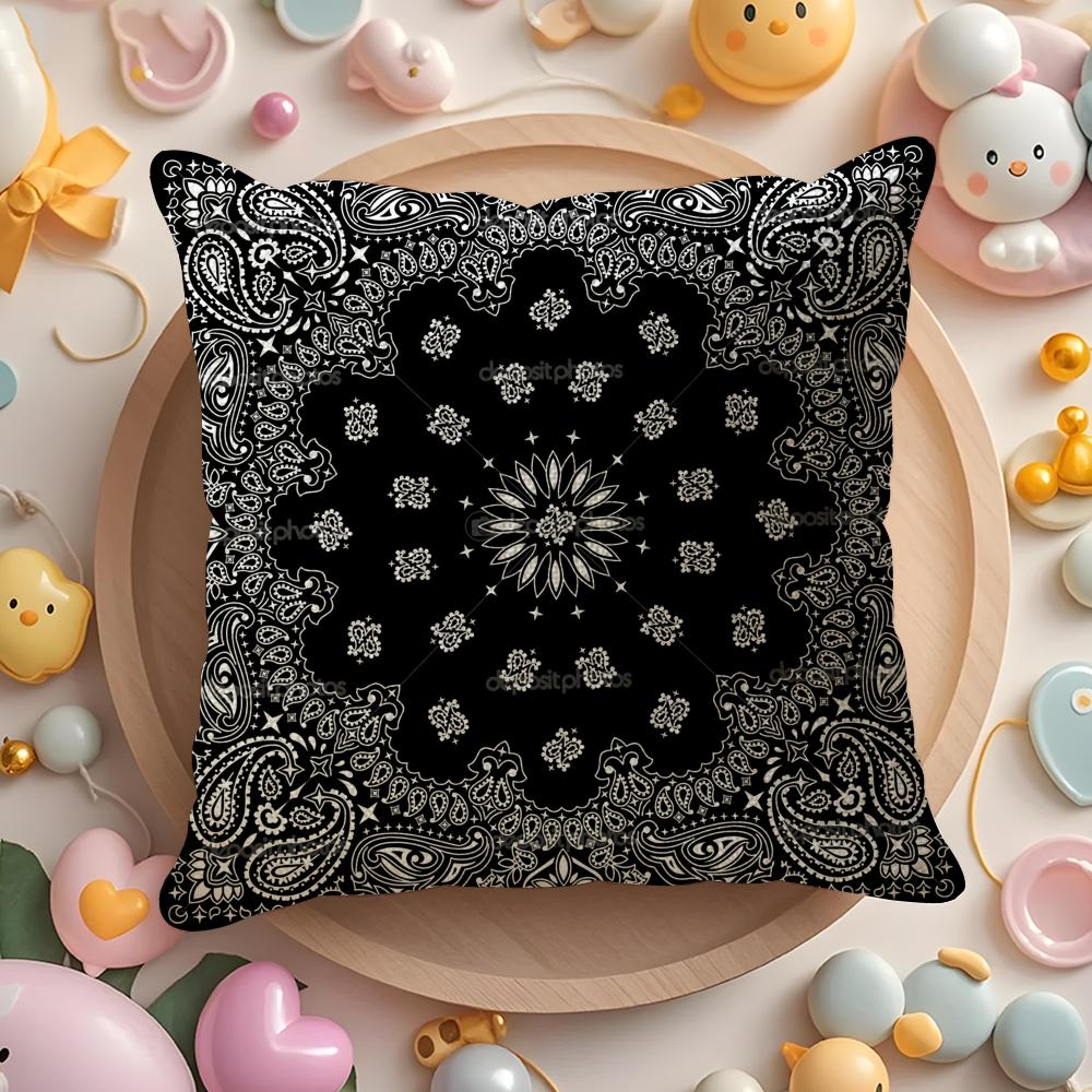 D-Death Row Records Cushion Cover Linen Organic Fabric Double-Sided Printing Breathable Pillow Case Sofa Home Decor Gift