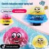 Illuminated Musical Induction Water Spray Ball Toy for Babies and Infants' Bath Time