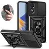 For OPPA A17 A74 A79 Case Shockproof Armor Magnetic Car Holder Ring Phone Cases for Oppo A78 A18 A38 A98 A58 4G 5G Back Cover