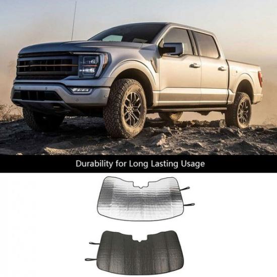 Windshield Sunshade Sun Heat Protection Front Glass Sun Visor UV For Ford F-150