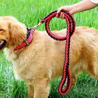1,3 m Wytrzymały nylonowy zestaw smyczy dla psa Lina trakcyjna Średni duży pies Akcesoria do spacerów Labrador Husky P-Chain Szelki dla psa
