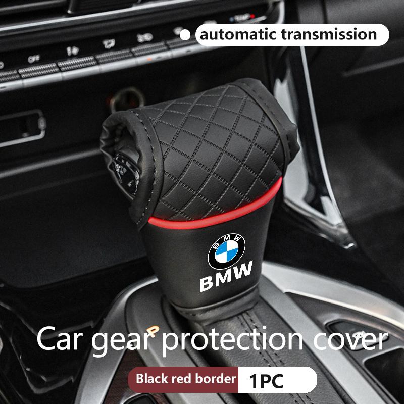 Leather Car Gear Shift Sleeve Knob Protective Cover For BMW Performance X1 M3 M6 F01 F02 E34 E36 E60 F10 F20 X6