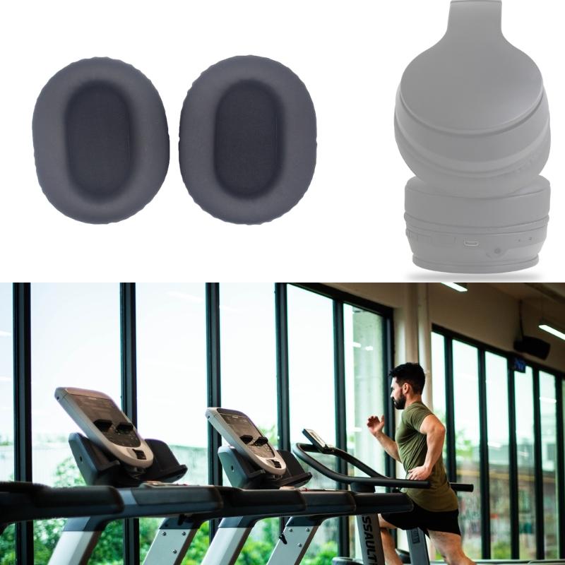 Soft Ear pads Durable Ear Cushions for WHCH710N CH700N Headphones Earcups Earmuff Earcups Noise Isolation Easy-to-Wear