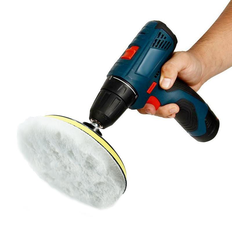 6PCS 3/4/5/6/7 inch Polishing Kit Polishing Pad Car Waxing Sponge Disk Wool Wheel Auto Paint Care Polisher Pads Car Gadget