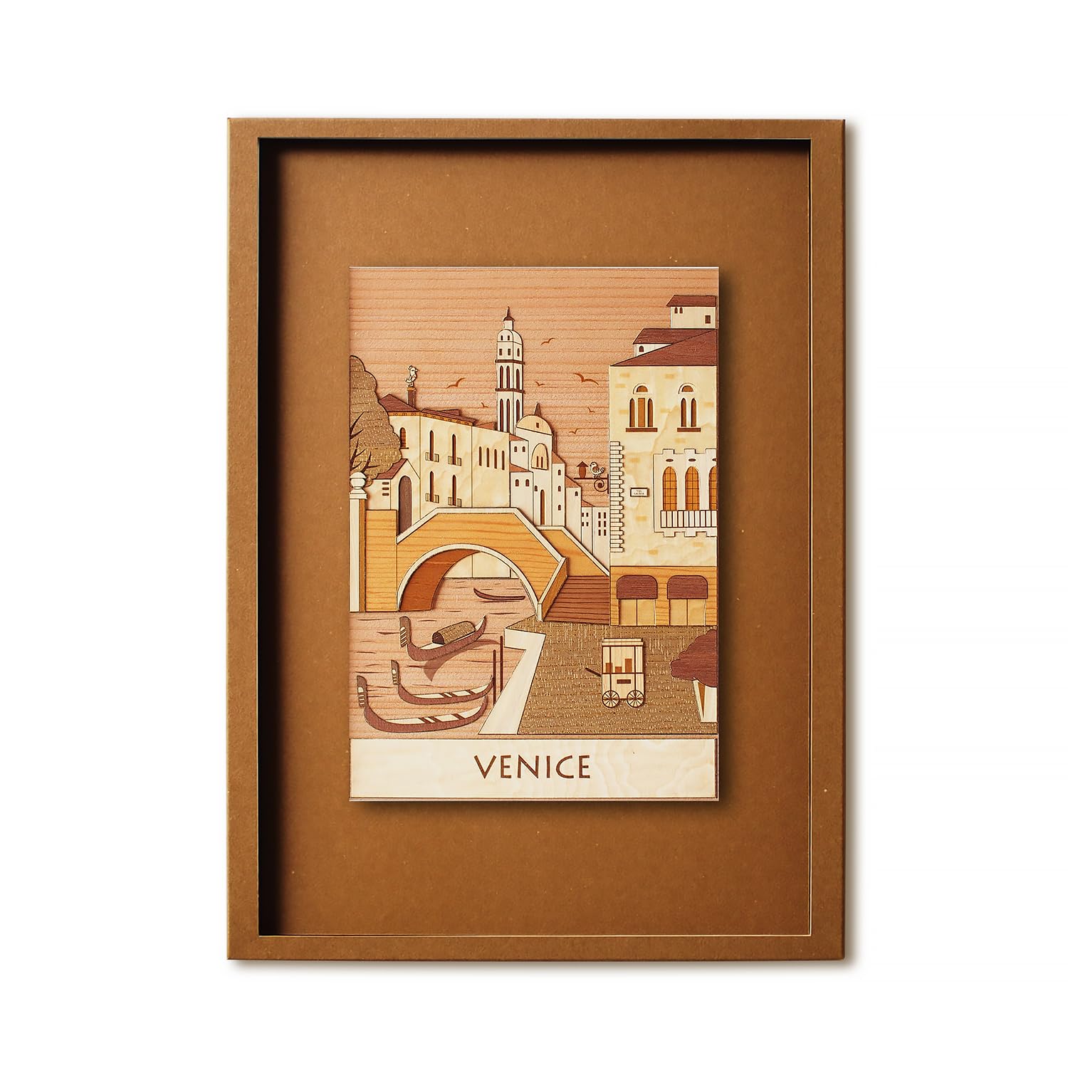 

KINOWA Venice Woodblock Printing Original Handmade Kit, World Streets, Made in Japan
