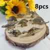 Miniature Antique Jurassic Brass Dinosaur Ornaments Figurines Bronze Dinosaur Statues Copper Mini Desktop Crafts Home Decor Gift