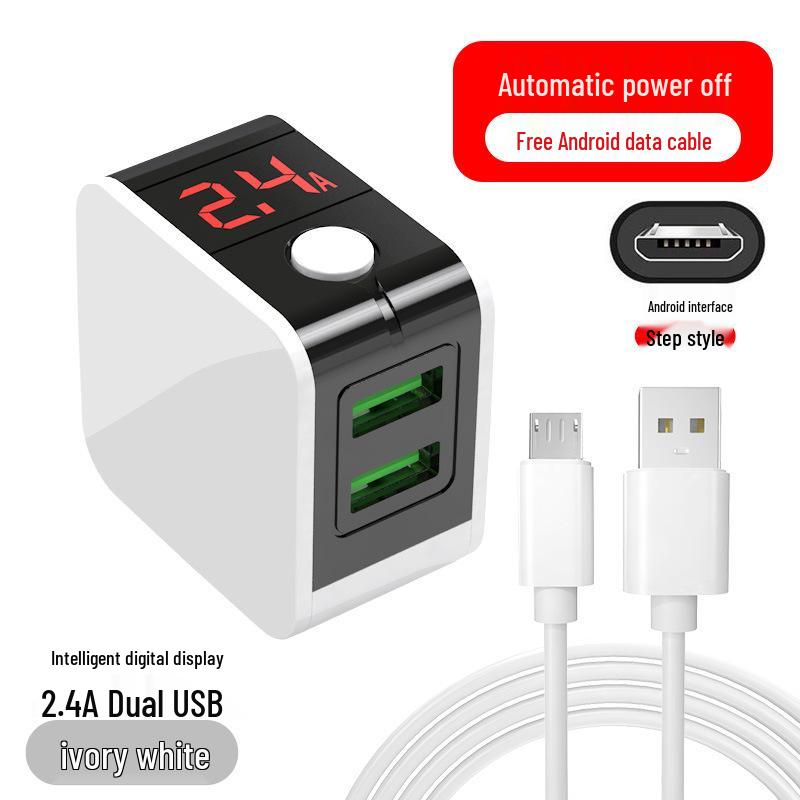 Fast Charging Multi-Port USB Charger with Auto Power Off & Overcharge Protection for iPhone