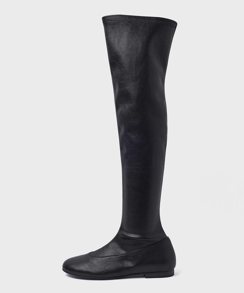 Moodnight Martha Silhouette Stretch Knee-High Boots - 2 Colors