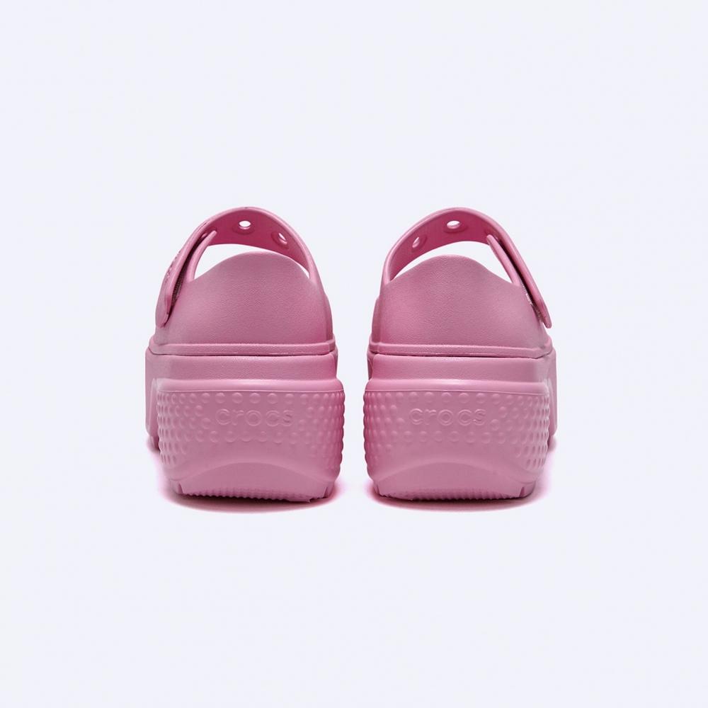Crocs Stomp Mary Jane Pink 209939 6xs