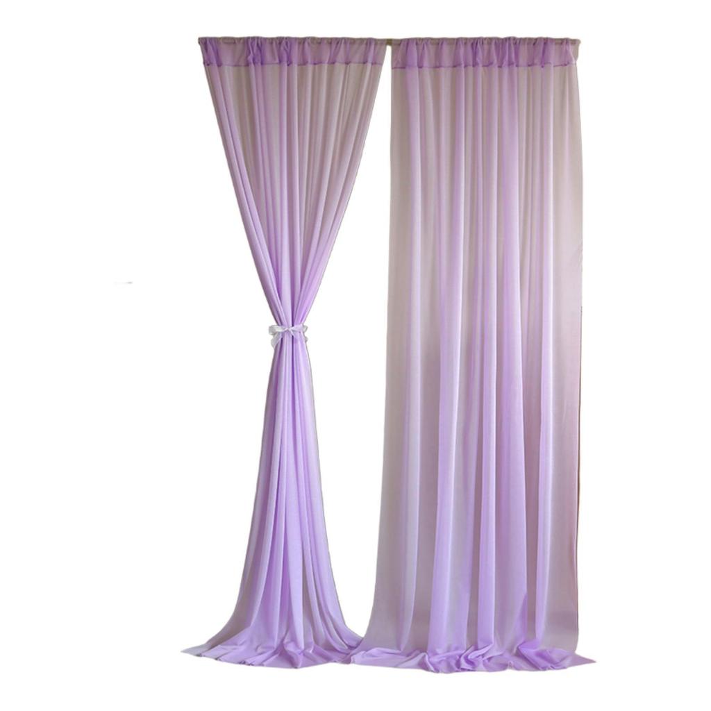 Backdrop Curtains Backdrop Drapes Photography with Rod Pockets Decorative 2