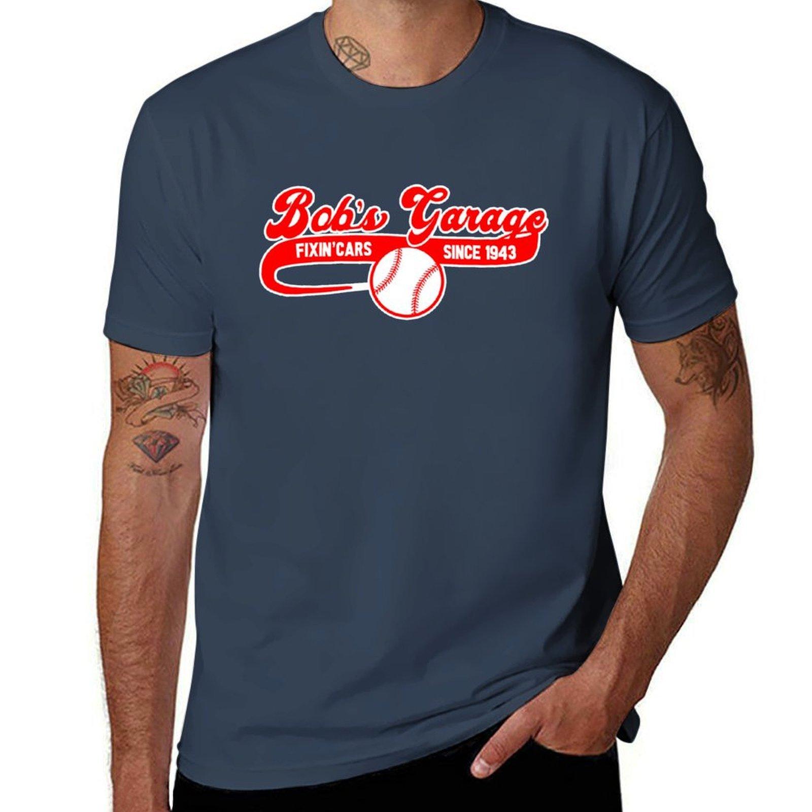 Bobs Garage TShirt All Match Basic Short Sleeve Top S