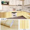 Self-Adhesive Imitation Wood Grain Wallpaper - Moisture-Proof Wall Decoration for Bedrooms