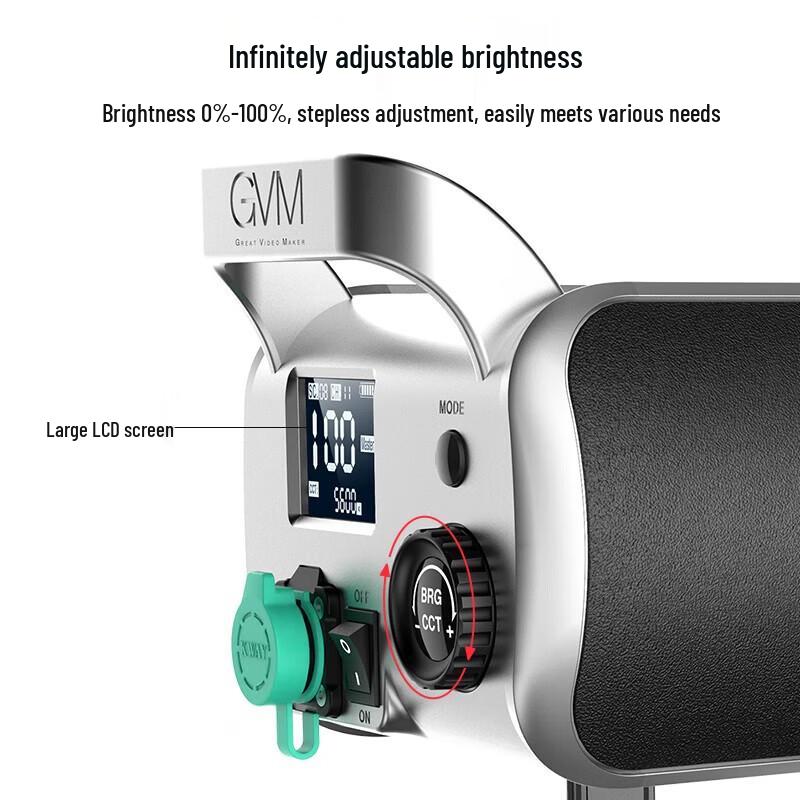 GVM 300W Bi-Color LED Video Fill Light