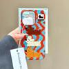 Striped Dachshund Dog Case for iPhone 16 Pro Max, Compatible with iPhone 11, Apple 14, Anime iPhone XR/X