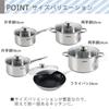 Ochiai Tsutomu" IH 200V Compatible Saucepan, 18cm, LB-172R