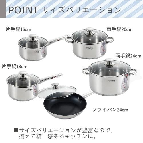 Ochiai Tsutomu" IH 200V Compatible Saucepan, 18cm, LB-172R