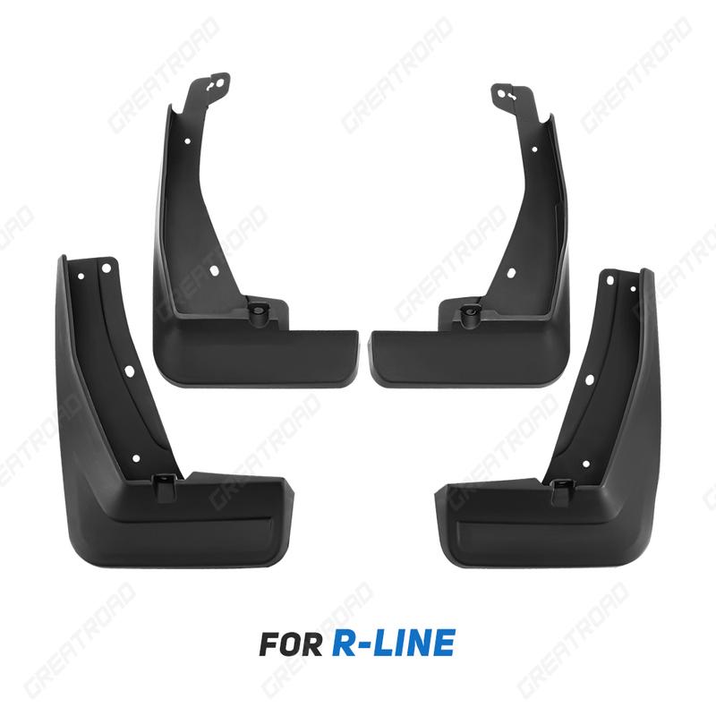 For Volkswagen VW Tiguan R-line and L-phev      Fender Mudflaps Splash Guards Mudguards Mud Flaps