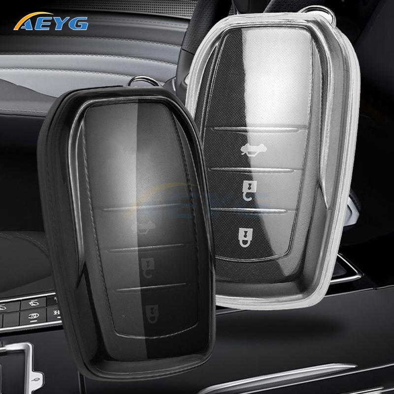 Car Key Case Shell For Toyota Corolla Se Camry 50 55 Tlc200 Yaris Land Cruiser Prado150 Rav4 Venza Sienna Keyless Keychain