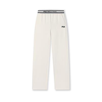 Heritage Fashion Versatile Knitted Straight Leg Casual Pants Women Bottoms Light-Beige F11W518608F-IV