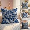 Resortstyle Patterns Cushion Cover Natural Linen Organic Fabric DoubleSided Printing Couch Pillow Covers Home Decor
