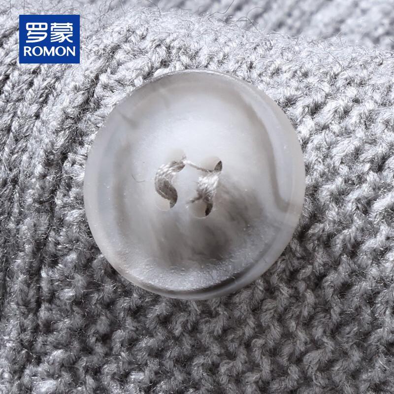 ROMON Men's Cashmere Blend Shawl Collar Cardigan