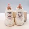 Girls' All-match White Shoes Children's Lightweight Running Shoes Casual Sneakers