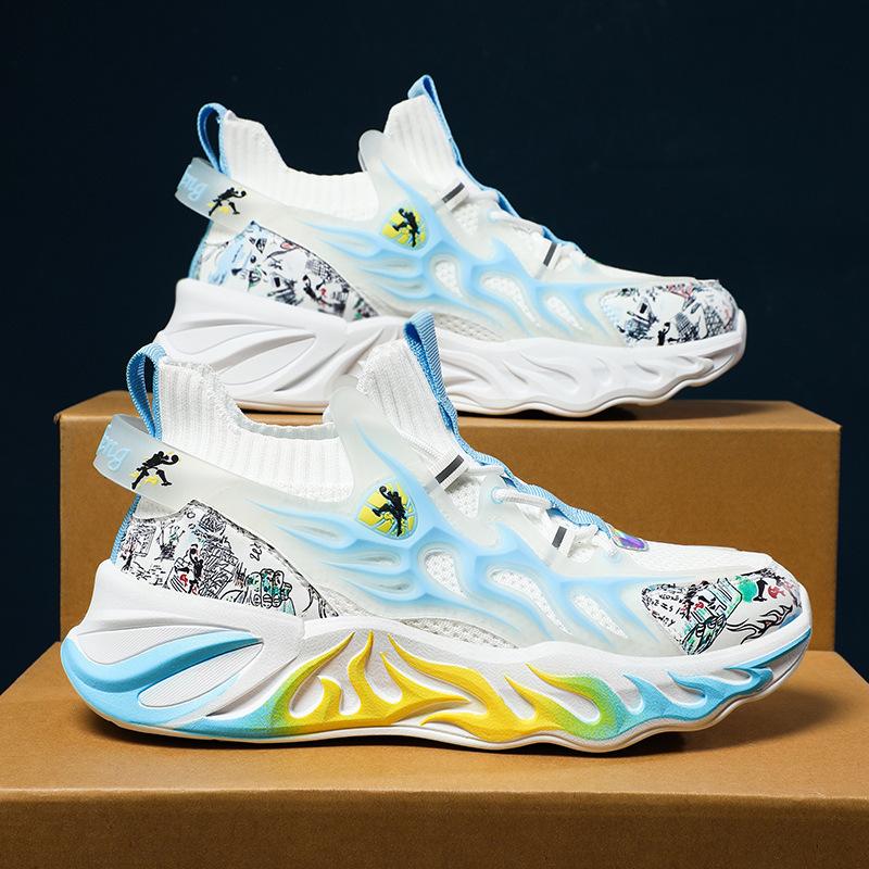 

2024 новые популярные мужские и женские пары обуви спортивные сверхлегкие кроссовки летние дышащие большие размеры 4546 мода 36