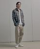 Gachi Check Pattern Loose Fit Overshirt