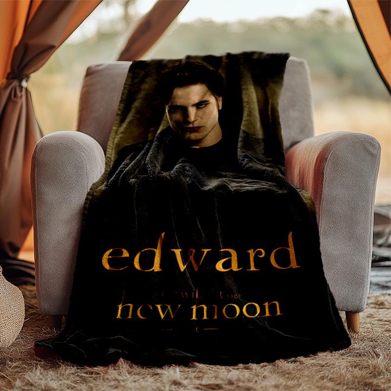 Edward Cullen Flannel Blanket Soft Warm All-Season Throw, Design for Camping, Car Travel, Hiking Sofa, Bed, Office Perfect Gift for Parties