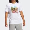 Adidas Beijing Cartoon Character Short Sleeve T-Shirt Men Tops White GL4424