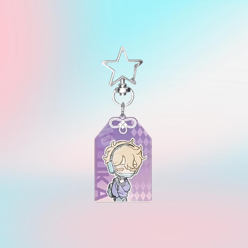 

Anime Diy Acrylic Pendant Alien Stage Luka Ivan Till Mizi Hyuna Character Acrylic Keychain Decoration Pendant Fans Gift 6Cm 5pcs
