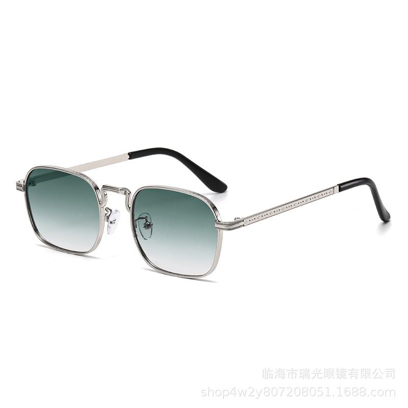 

KLASSNUM Square Metal Sunglasses for Men Women Fashion Retro Sun Glasses Luxury Brand Design Outdoor Driving UV400 Eyeglasses Other