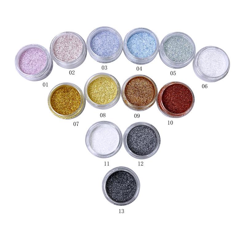 Alpha Glitter Shimmer Powder: Brightening Highlighter for Stage, Bridal Makeup & Nail Art
