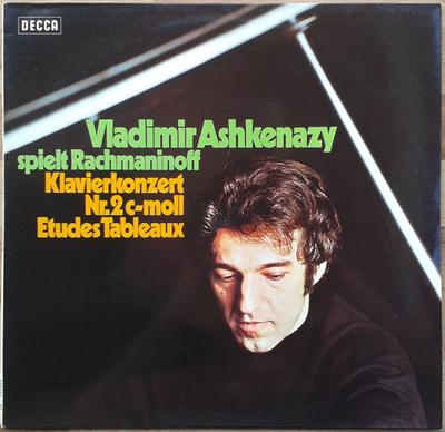LP-skiva VLADIMIR ASHKENAZY SPELAR SERGEI VA - Vladimir Ashkenazy Spelar Piano ko 642008 Decca Tyskland Klassisk Begagnad