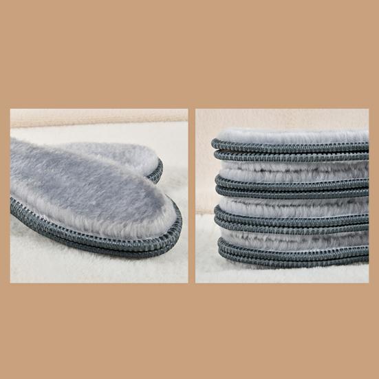 Yousheng 3 Pairs Thermal Fleece Lined Shoe Insoles Thick Warm Comfort Cushion for Cold Weather Breathable Moisture Wicking Insoles
