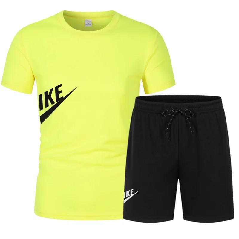 

Summer Casual and Fashionable Short-sleeved T-shirt Set M