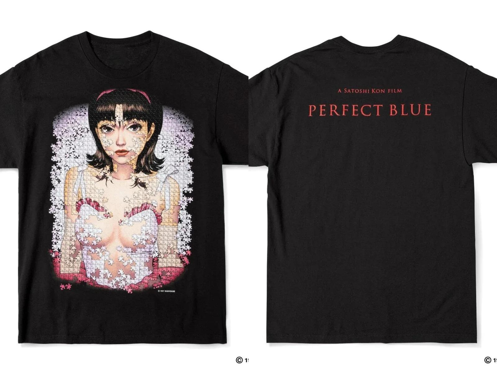 

PERFECT BLUE Женские футболки Ретро Графические Оверсайз Y2k Короткий рукав Уличная мода Высококлассная Роскошная уличная одежда Мягкие Унисекс Для пар 4XL