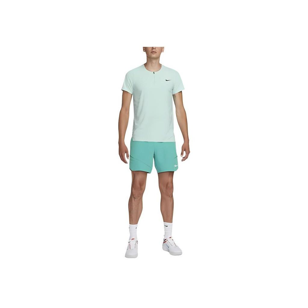 Nike Court Dri-FIT ADV Slam Solid Quick-Dry Tennis T-Shirt Men Tops Ice-Jade-Blue DX5524-346
