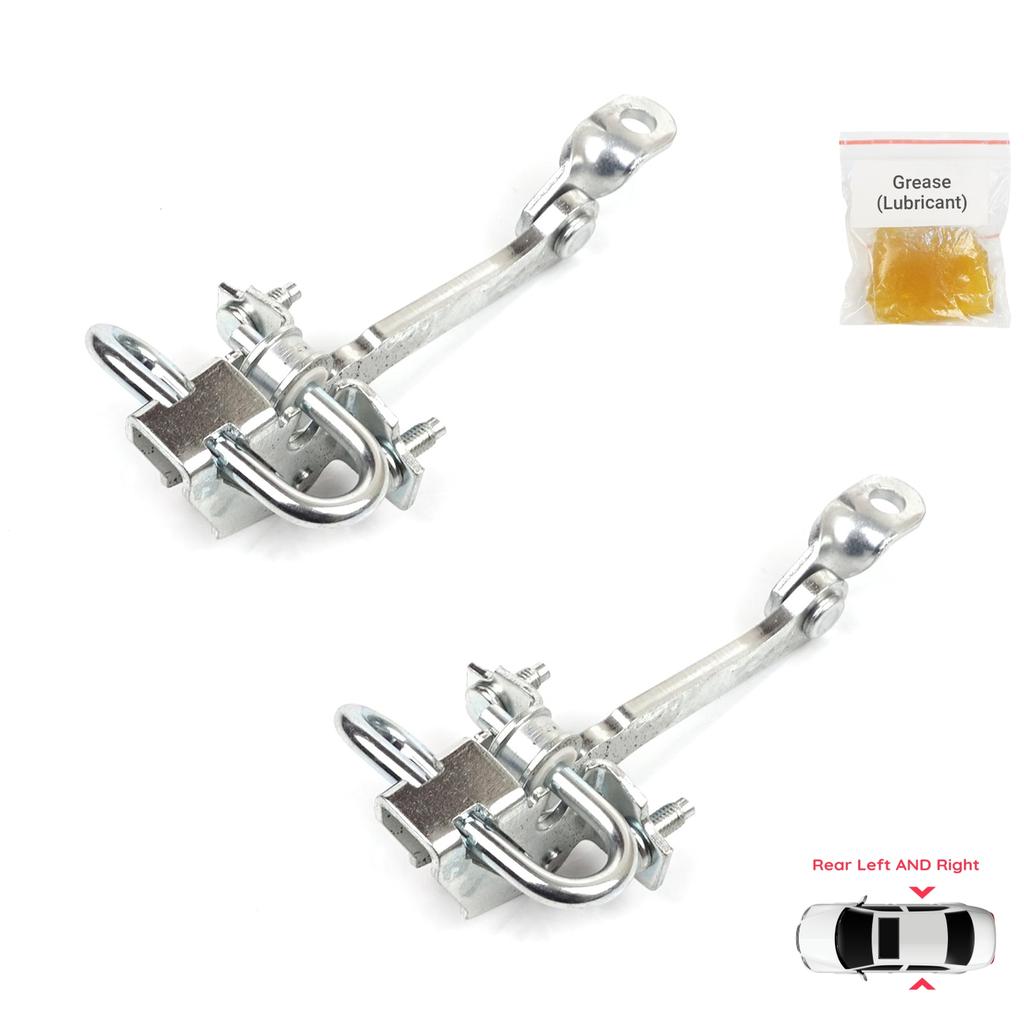 EDP1284-1 2 Pieces Rear Door Hinge Stop Check Strap Limiter for Alfa Romeo 147 937 Hatchback 2001-2010 46790383