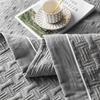 All-Season Solid Color Quilted Bedding Set with Duvet Insert and Cotton Padding