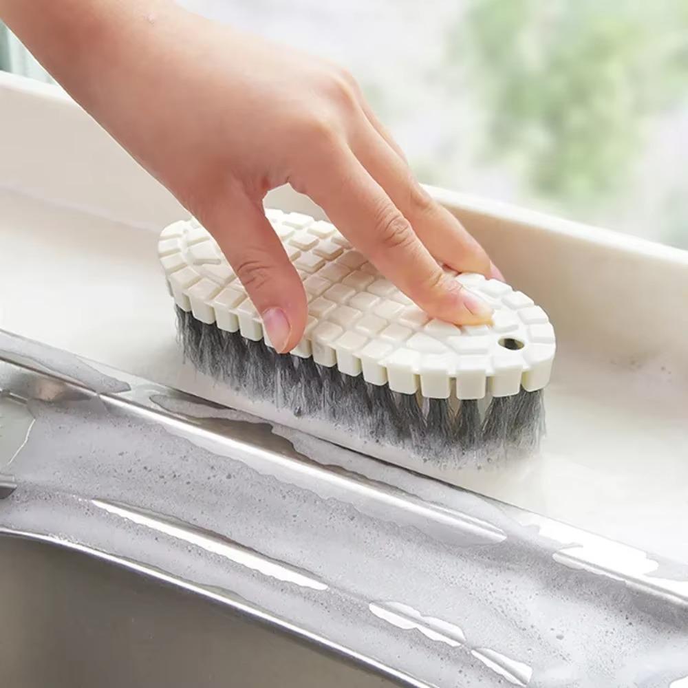 2Pcs Without Dead Corners Corner Brush Bendable Scrubber Cleaning Tool Tile Floor Cleaner  Bathroom