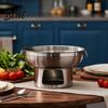 Sturdy Stainless Steel Hot Pot for All Stoves Induction Gas And Electric Stoves Detachable Durable Kitchenware Round Pot Multipurpose Cooking Indoor