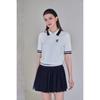 GOXO Classic Logo Polo T shirT whiTe