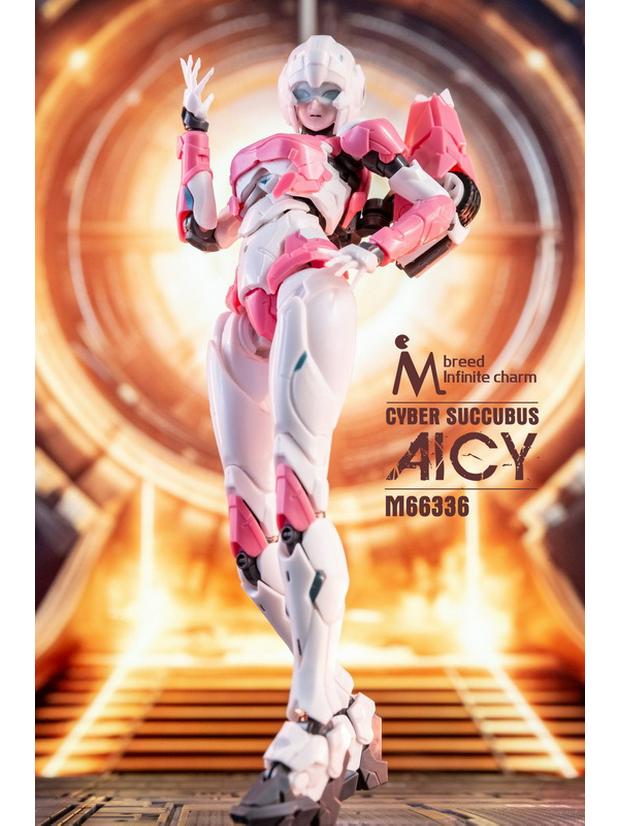 New Meili Wuxian M-Brand 66336 Arcee Children's Mecha Action Figure with Two Matte Faces