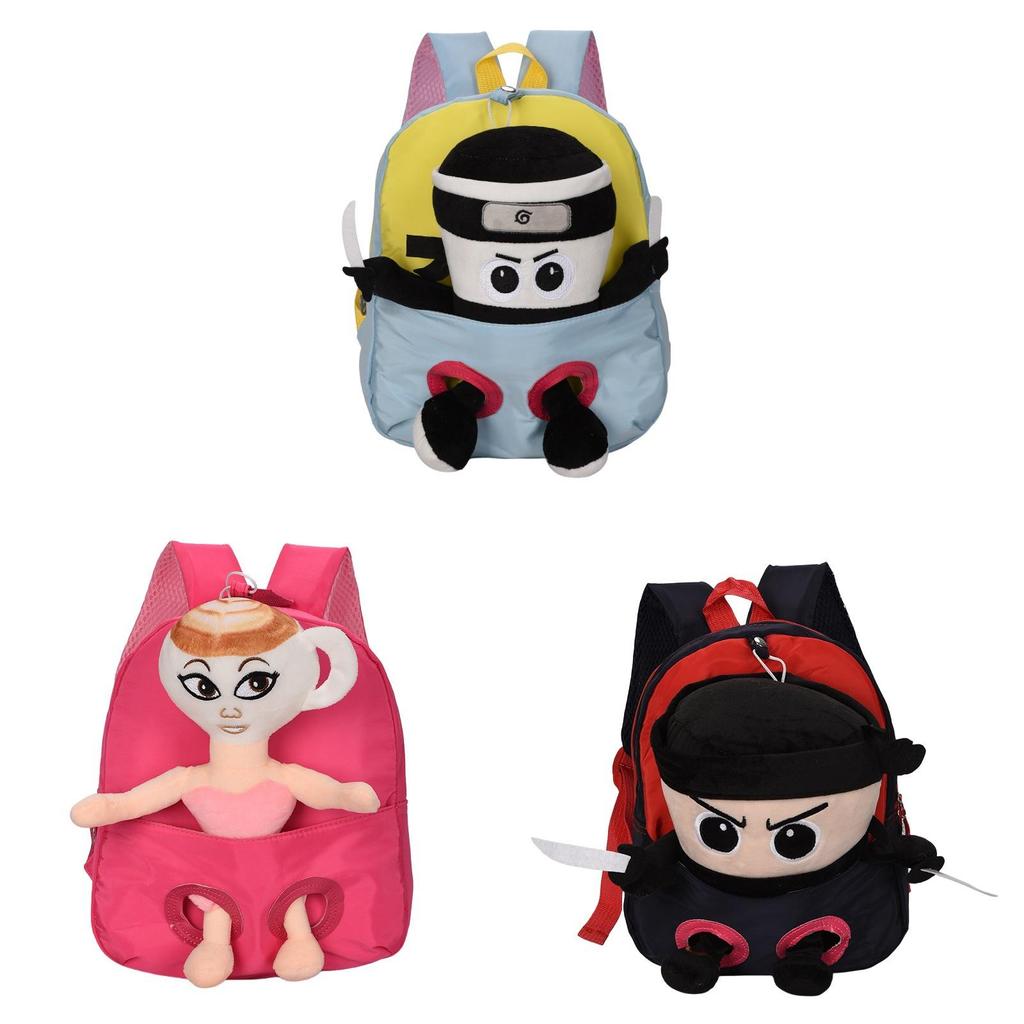 Tungtung Sahur Plush Childrens Backpack With Insulated Lightweight Design For Kindergarten