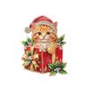 Christmas Themed Brooch Sparkly Rhinestone Cute Designs For Holiday Wear Christmas Party Gifts Fashion Jewelry
